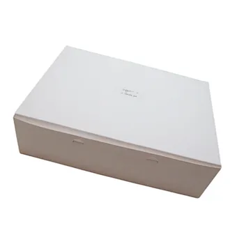 Custom White Gift Boxes Art Card Paper Boxes with Lids for Small Cupcake Boxes